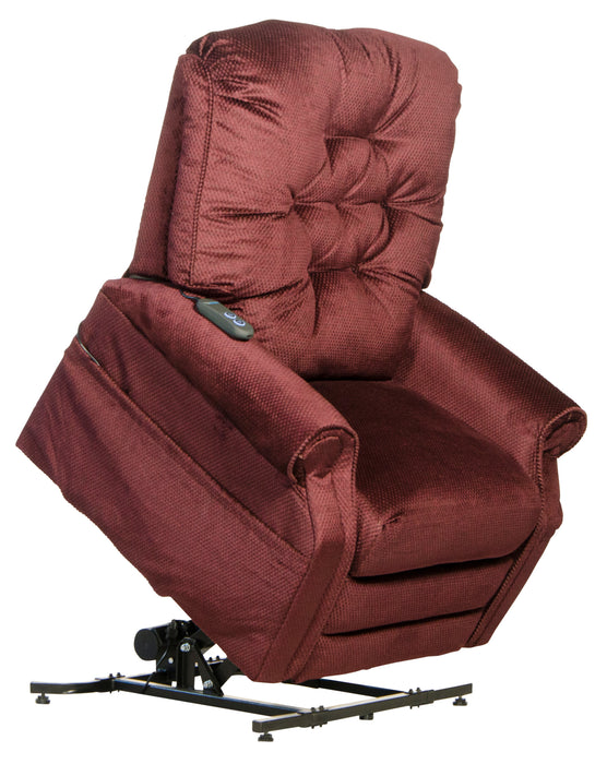 Catnapper - Patriot Power Lift Full Lay-Out Recliner in Vino - 4824-VINO - GreatFurnitureDeal