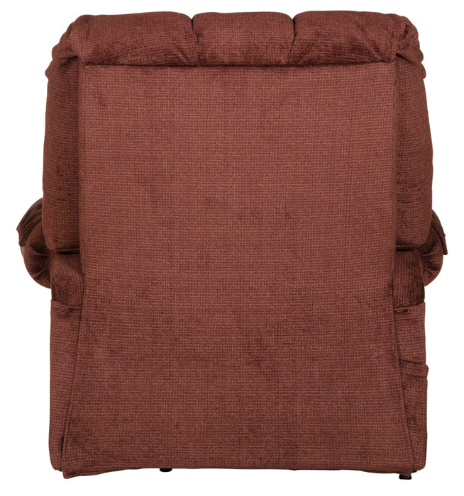 Catnapper - Omni Pow'r Lift Chaise Recliner in Merlot - 4827-MERLOT - GreatFurnitureDeal