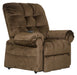 Catnapper - Omni "Pow'r Lift" Chaise Recliner in Truffle - 4827-TRUFFLE - GreatFurnitureDeal