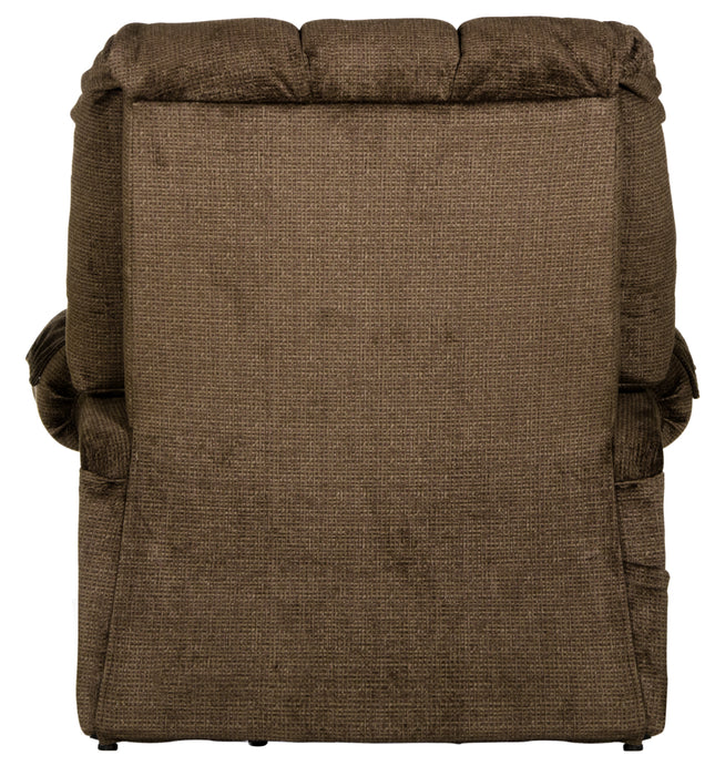 Catnapper - Omni "Pow'r Lift" Chaise Recliner in Truffle - 4827-TRUFFLE - GreatFurnitureDeal