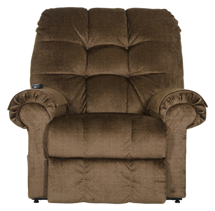 Catnapper - Omni "Pow'r Lift" Chaise Recliner in Truffle - 4827-TRUFFLE - GreatFurnitureDeal