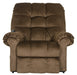 Catnapper - Omni "Pow'r Lift" Chaise Recliner in Truffle - 4827-TRUFFLE - GreatFurnitureDeal