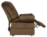 Catnapper - Omni "Pow'r Lift" Chaise Recliner in Truffle - 4827-TRUFFLE - GreatFurnitureDeal