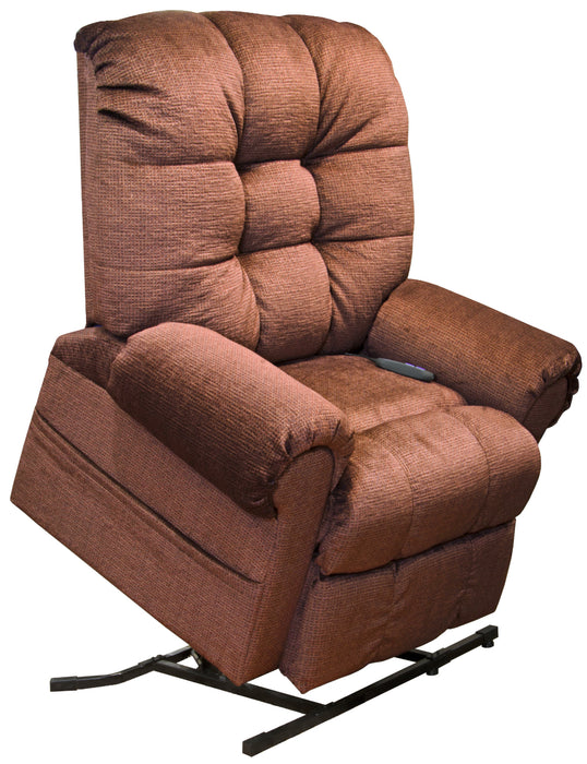 Catnapper - Omni Pow'r Lift Chaise Recliner in Merlot - 4827-MERLOT - GreatFurnitureDeal