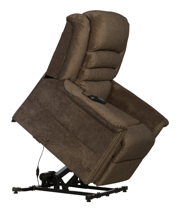 Catnapper - Invincible Power Lift Full Lay-Out Chaise Recliner in Java - 4832-JAVA