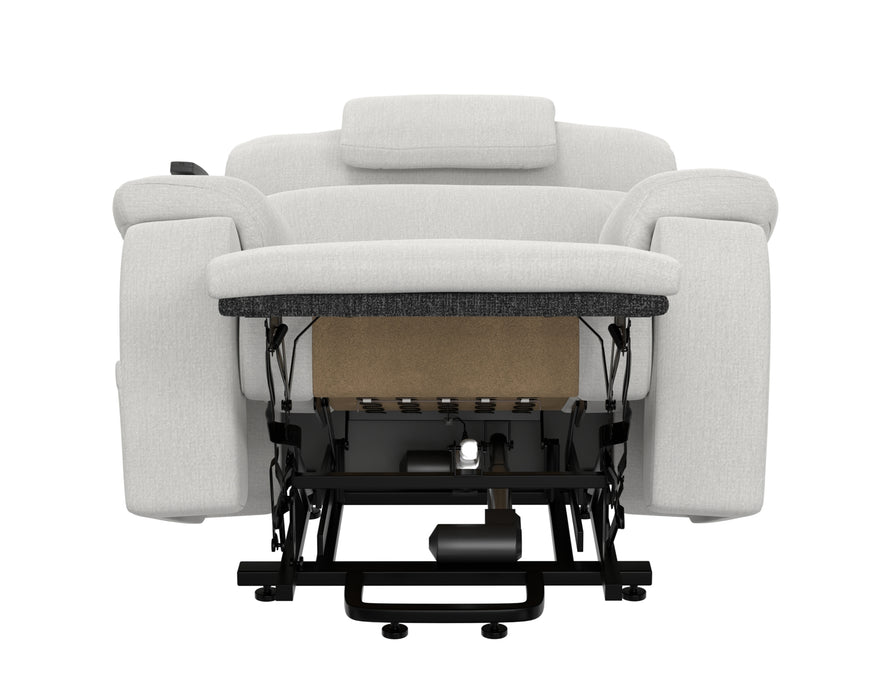 Catnapper - Snoozer Dual Power Lift Power Headrest Lay Flat Recliner w/CR3 Heat/Massage/Zero Gravity in Winter - 4833208311 - GreatFurnitureDeal