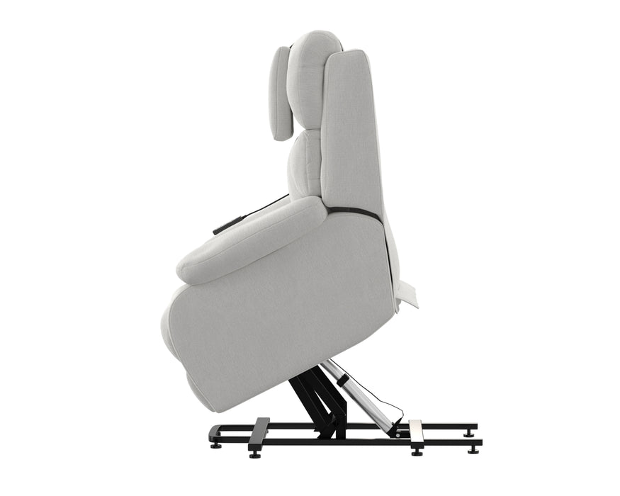 Catnapper - Snoozer Dual Power Lift Power Headrest Lay Flat Recliner w/CR3 Heat/Massage/Zero Gravity in Winter - 4833208311 - GreatFurnitureDeal