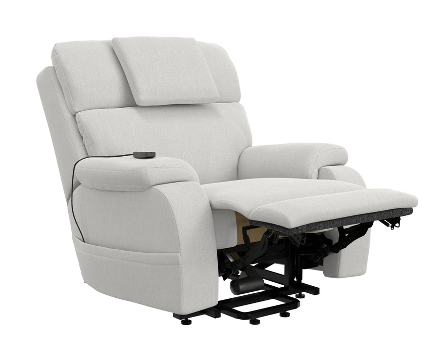 Catnapper - Snoozer Dual Power Lift Power Headrest Lay Flat Recliner w/CR3 Heat/Massage/Zero Gravity in Winter - 4833208311 - GreatFurnitureDeal