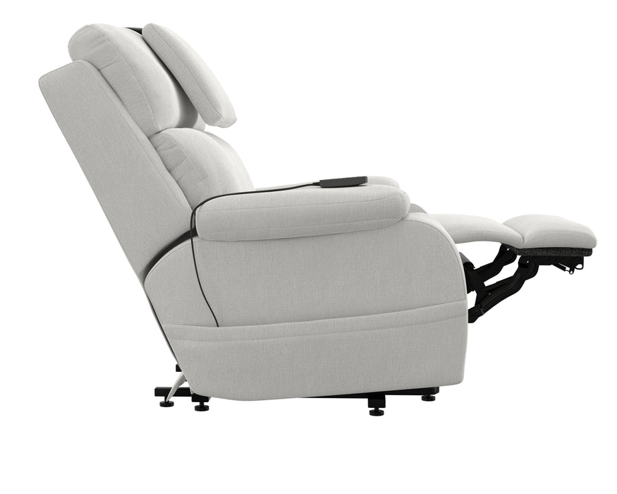 Catnapper - Snoozer Dual Power Lift Power Headrest Lay Flat Recliner w/CR3 Heat/Massage/Zero Gravity in Winter - 4833208311 - GreatFurnitureDeal