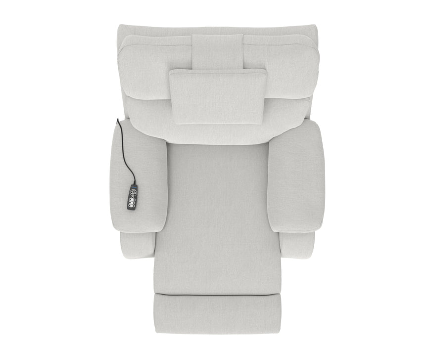 Catnapper - Snoozer Dual Power Lift Power Headrest Lay Flat Recliner w/CR3 Heat/Massage/Zero Gravity in Winter - 4833208311 - GreatFurnitureDeal