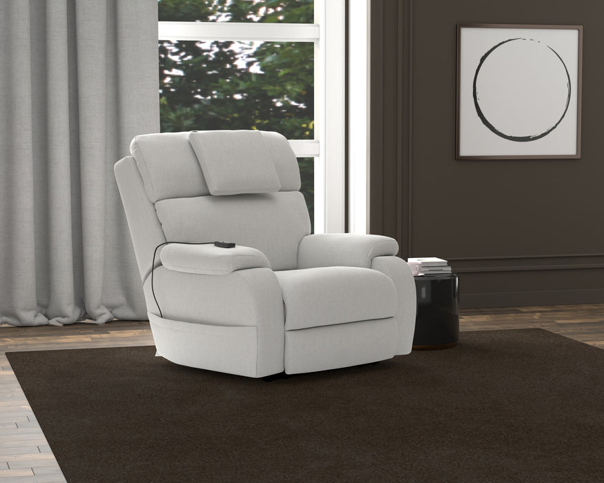 Catnapper - Snoozer Dual Power Lift Power Headrest Lay Flat Recliner w/CR3 Heat/Massage/Zero Gravity in Winter - 4833208311