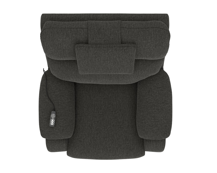Catnapper - Snoozer Dual Power Lift Power Headrest Lay Flat Recliner w/CR3 Heat/Massage/Zero Gravity in Dolphin - 4833208328 - GreatFurnitureDeal