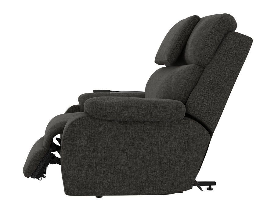 Catnapper - Snoozer Dual Power Lift Power Headrest Lay Flat Recliner w/CR3 Heat/Massage/Zero Gravity in Dolphin - 4833208328 - GreatFurnitureDeal