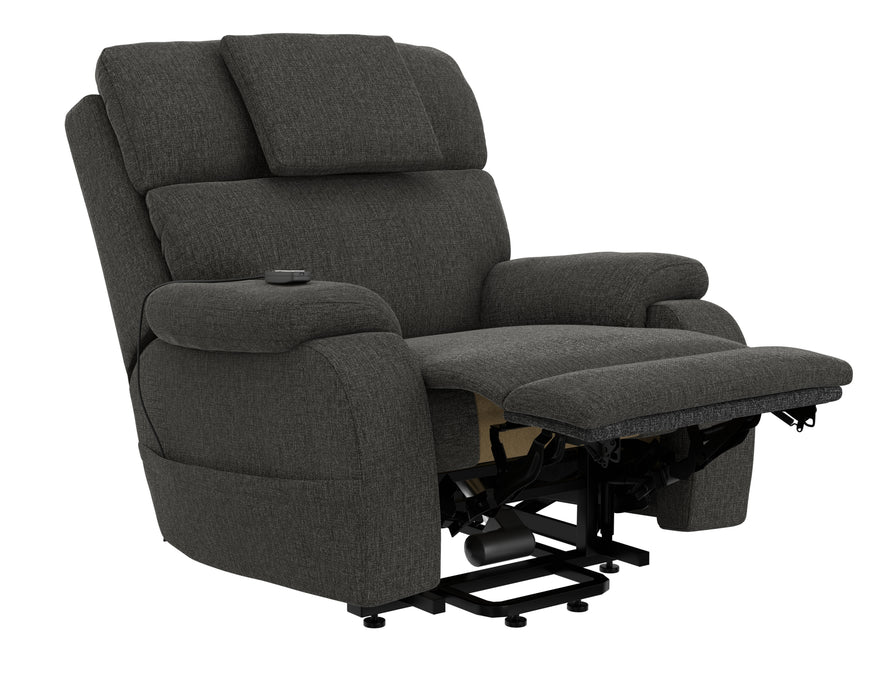 Catnapper - Snoozer Dual Power Lift Power Headrest Lay Flat Recliner w/CR3 Heat/Massage/Zero Gravity in Dolphin - 4833208328 - GreatFurnitureDeal