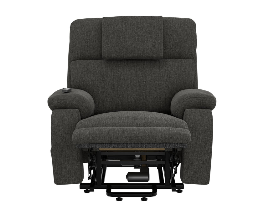 Catnapper - Snoozer Dual Power Lift Power Headrest Lay Flat Recliner w/CR3 Heat/Massage/Zero Gravity in Dolphin - 4833208328 - GreatFurnitureDeal