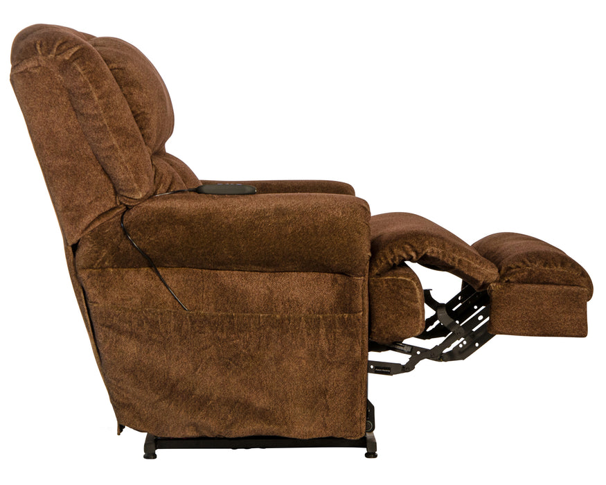 Catnapper - Burns Pow'r Lift Full Lay Flat Recliner w- "Dual Motor" Comfort Function in Spice - 4847-SPICE