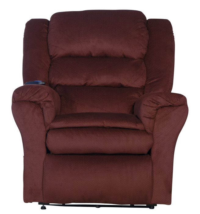 Catnapper - Preston Power Lift Recliner with Pillowtop Seat in Berry - 4850 - GreatFurnitureDeal