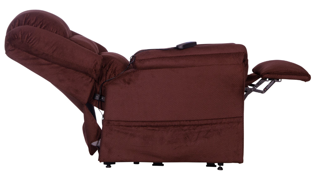 Catnapper - Preston Power Lift Recliner with Pillowtop Seat in Berry - 4850 - GreatFurnitureDeal