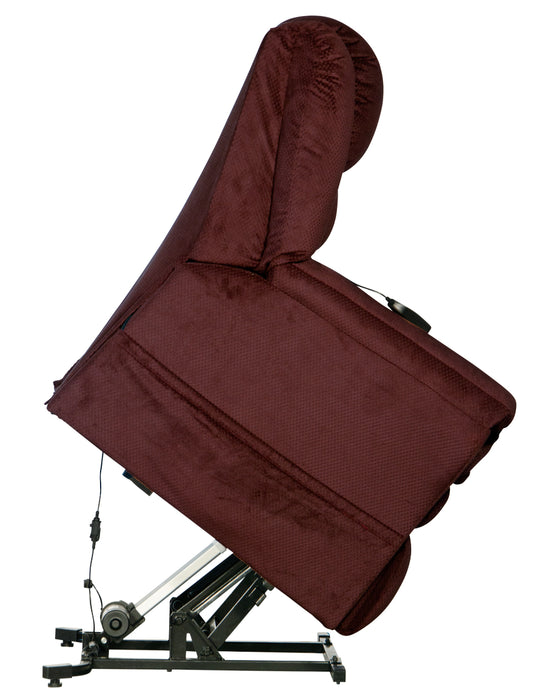 Catnapper - Preston Power Lift Recliner with Pillowtop Seat in Berry - 4850 - GreatFurnitureDeal