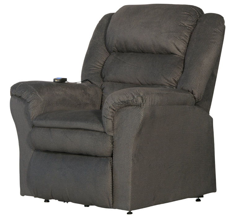 Catnapper - Preston Power Lift Recliner with Pillowtop Seat in Smoke - 4850-Smoke - GreatFurnitureDeal