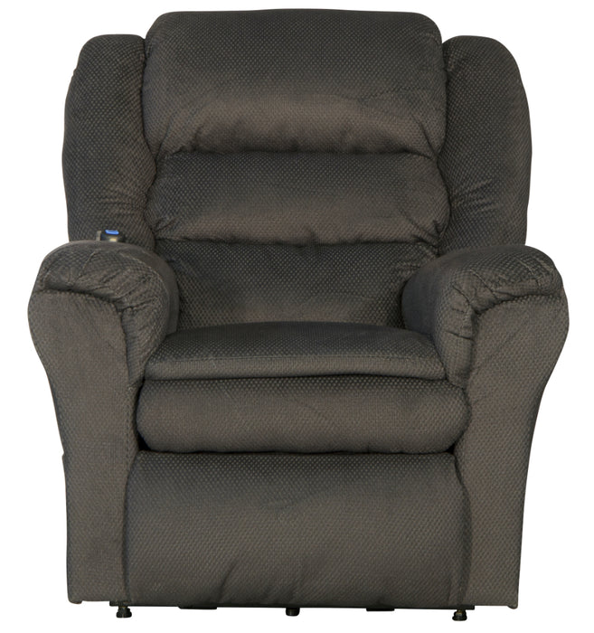 Catnapper - Preston Power Lift Recliner with Pillowtop Seat in Smoke - 4850-Smoke - GreatFurnitureDeal