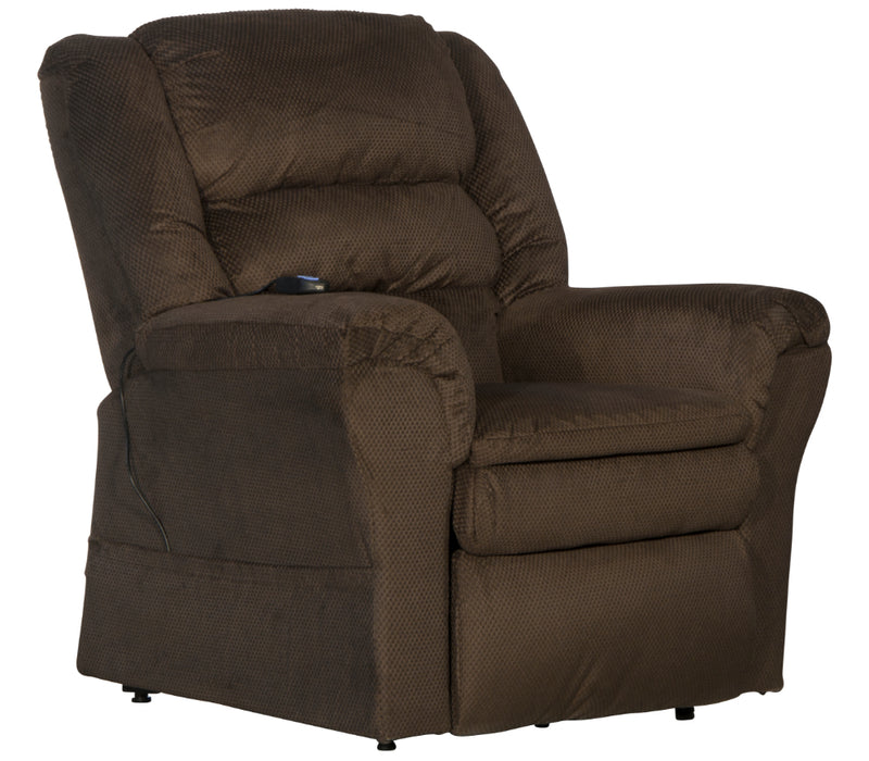 Catnapper - Preston Power Lift Recliner with Pillowtop Seat in Mocha - 4850-Mocha - GreatFurnitureDeal