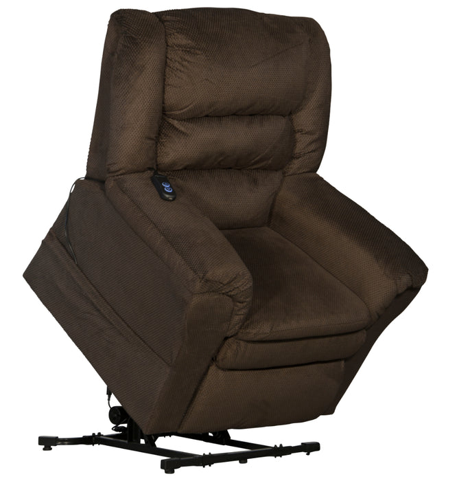Catnapper - Preston Power Lift Recliner with Pillowtop Seat in Mocha - 4850-Mocha - GreatFurnitureDeal