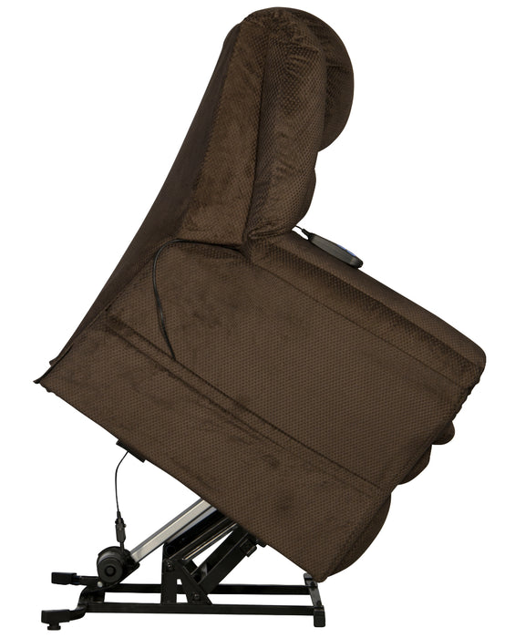 Catnapper - Preston Power Lift Recliner with Pillowtop Seat in Mocha - 4850-Mocha - GreatFurnitureDeal
