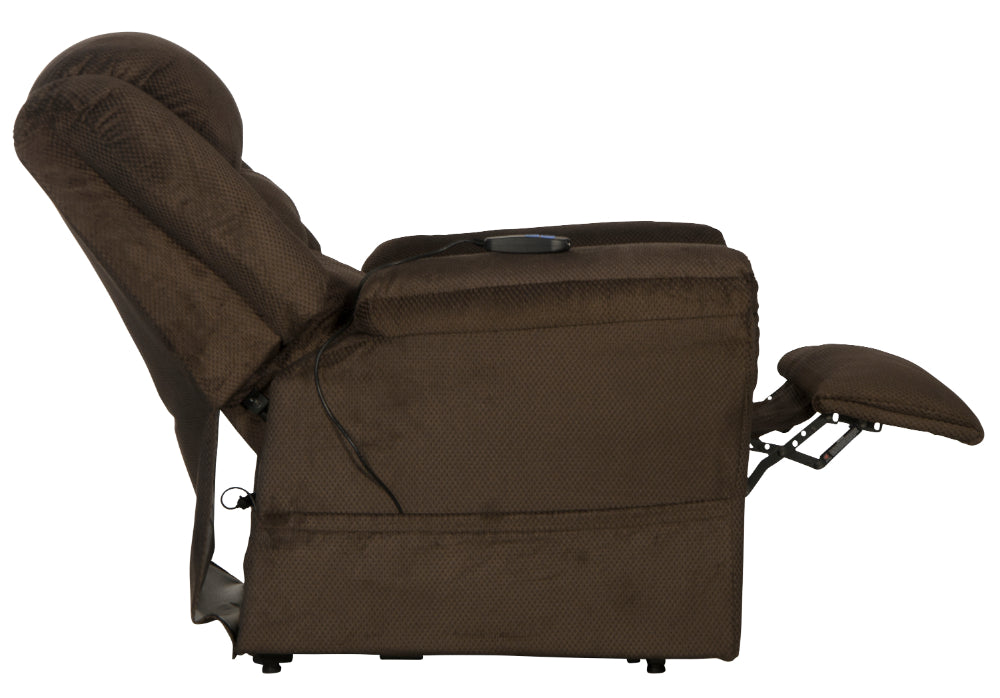 Catnapper - Preston Power Lift Recliner with Pillowtop Seat in Mocha - 4850-Mocha - GreatFurnitureDeal