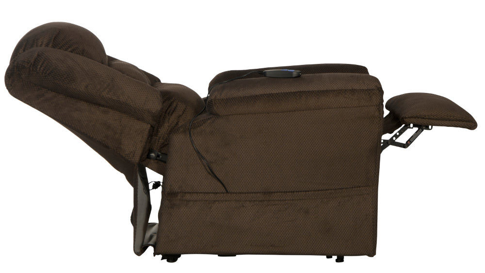 Catnapper - Preston Power Lift Recliner with Pillowtop Seat in Mocha - 4850-Mocha - GreatFurnitureDeal