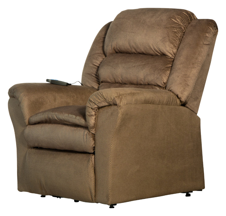 Catnapper - Preston Power Lift Recliner w-Pillowtop Seat in Coffee - 4850-COFFEE - GreatFurnitureDeal