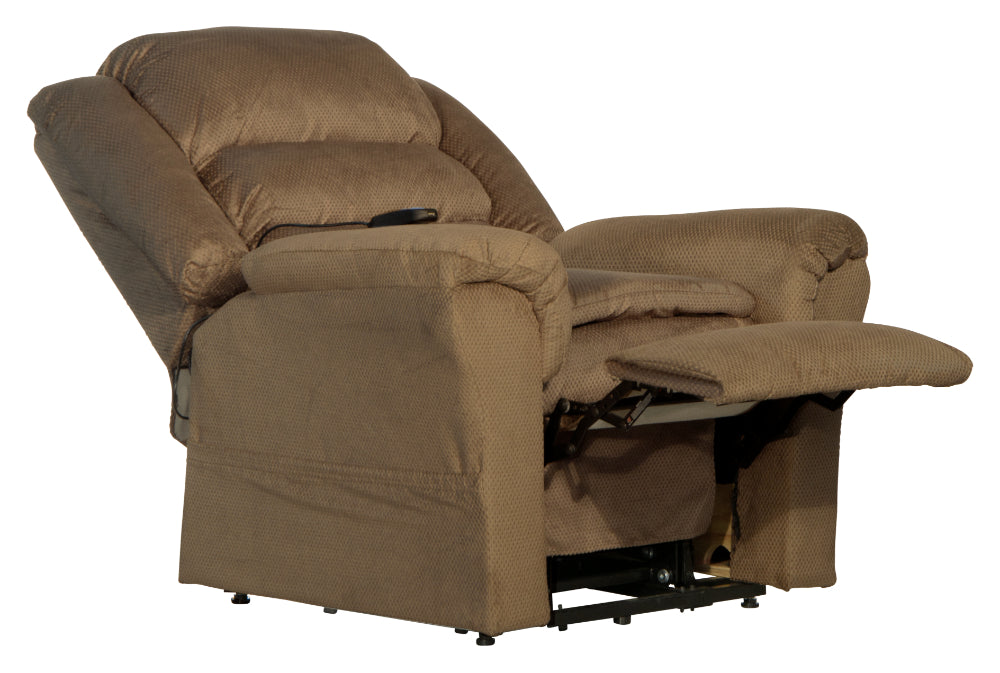 Catnapper - Preston Power Lift Recliner w-Pillowtop Seat in Coffee - 4850-COFFEE - GreatFurnitureDeal