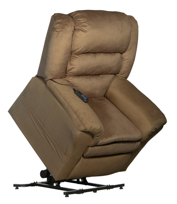 Catnapper - Preston Power Lift Recliner w-Pillowtop Seat in Coffee - 4850-COFFEE - GreatFurnitureDeal