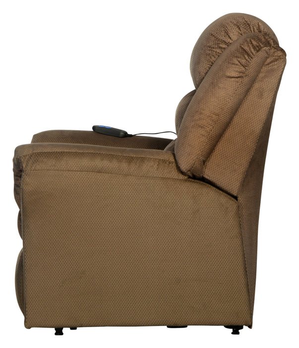 Catnapper - Preston Power Lift Recliner w-Pillowtop Seat in Coffee - 4850-COFFEE - GreatFurnitureDeal