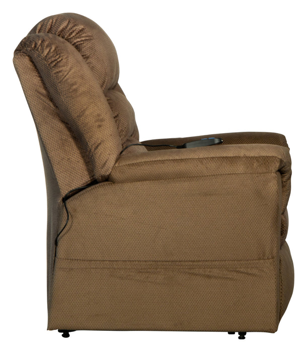 Catnapper - Preston Power Lift Recliner w-Pillowtop Seat in Coffee - 4850-COFFEE - GreatFurnitureDeal
