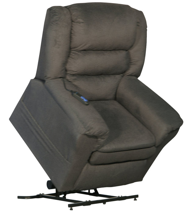 Catnapper - Preston Power Lift Recliner with Pillowtop Seat in Smoke - 4850-Smoke - GreatFurnitureDeal