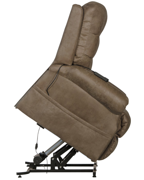 Catnapper - Ramsey Power Lift Recliner in Silt - 4857-SILT - GreatFurnitureDeal