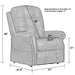Catnapper - Ramsey Power Lift Recliner in Sable - 4857-SABLE - GreatFurnitureDeal