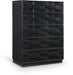 Meridian Furniture - Weave Oak Veneer Chest - 317Black-CH - GreatFurnitureDeal