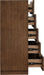 Meridian Furniture - Weave Oak Veneer Chest - 317Brown-CH - GreatFurnitureDeal