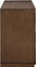 Meridian Furniture - Scallop Oak Veneer Dresser - 334Brown-D - GreatFurnitureDeal