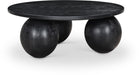 Meridian Furniture - Fitch Oak Veneer Coffee Table - 99082Black-CT - GreatFurnitureDeal