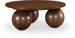 Meridian Furniture - Fitch Oak Veneer Coffee Table - 99082Brown-CT - GreatFurnitureDeal