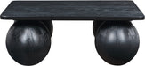 Meridian Furniture - Fitch Oak Veneer Coffee Table - 99083Black-CT - GreatFurnitureDeal