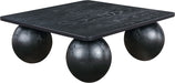 Meridian Furniture - Fitch Oak Veneer Coffee Table - 99083Black-CT - GreatFurnitureDeal