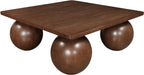 Meridian Furniture - Fitch Oak Veneer Coffee Table - 99083Brown-CT - GreatFurnitureDeal