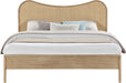 Meridian Furniture - Windsor Rubberwood Full Bed - 66072Natural-F - GreatFurnitureDeal