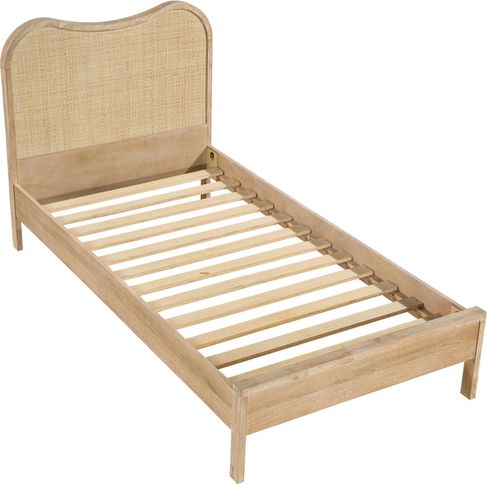 Meridian Furniture - Windsor Rubberwood Twin Bed - 66072Natural-T - GreatFurnitureDeal