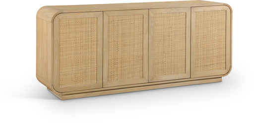 Meridian Furniture - Windsor Rubberwood Sideboard / Buffet - 77075Natural - GreatFurnitureDeal