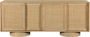 Meridian Furniture - Windsor Rubberwood Sideboard / Buffet - 77078Natural - GreatFurnitureDeal